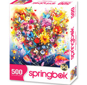 Springbok Springbok Heart Bouquet Puzzle 500pcs