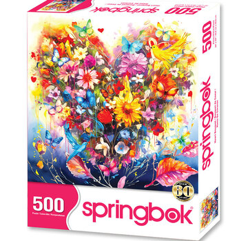 Springbok Springbok Heart Bouquet Puzzle 500pcs