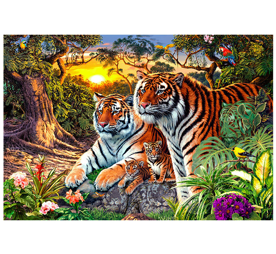 Springbok Hidden Tigers Puzzle 400pcs