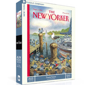 New York Puzzle Company New York Puzzle Co. The New Yorker: Tourist Season Puzzle 1000pcs