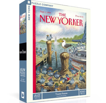 New York Puzzle Company New York Puzzle Co. The New Yorker: Tourist Season Puzzle 1000pcs