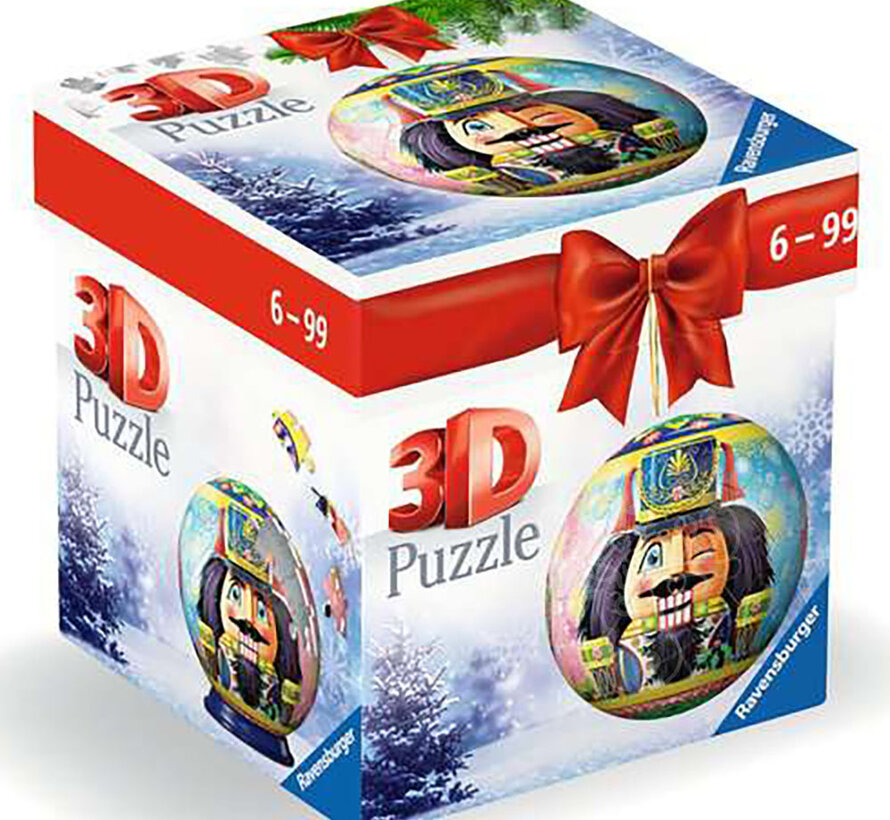 Ravensburger 3D Holiday Nutcracker Ball Puzzle 12pcs - Blue Hat