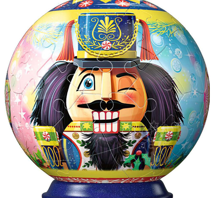 Ravensburger 3D Holiday Nutcracker Ball Puzzle 12pcs - Blue Hat