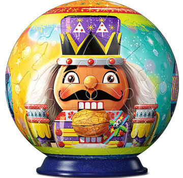 Ravensburger Ravensburger 3D Holiday Nutcracker Ball Puzzle 12pcs - Purple Hat