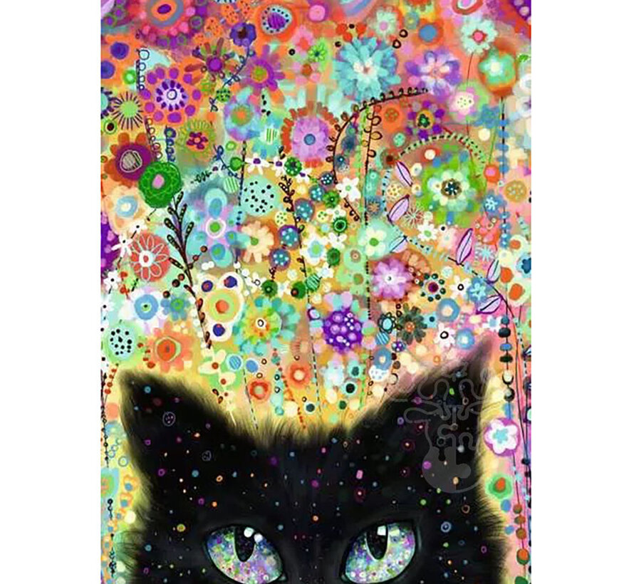 Ravensburger Puzzle Moment Kaleidoscope Kitty Puzzle 300pcs