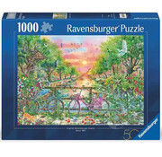 Ravensburger Ravensburger Dreamy Bikes in Amsterdam Puzzle 1000pcs 50th Anniversary Limited