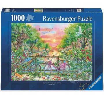 Ravensburger Ravensburger Dreamy Bikes in Amsterdam Puzzle 1000pcs 50th Anniversary Limited