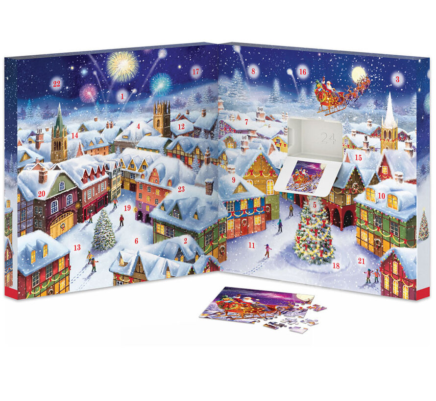 Eurographics Christmas Memories Advent Calendar Puzzle 24 x 50pcs