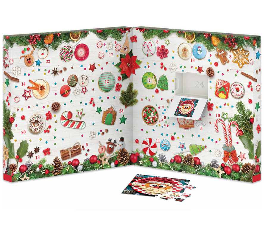 Eurographics Christmas Delights Advent Calendar Puzzle 24 x 50pcs