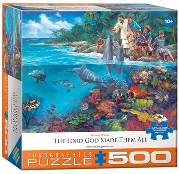 Eurographics Eurographics Greene: The Lord God Made Them All Large Pieces Puzzle 500pcs