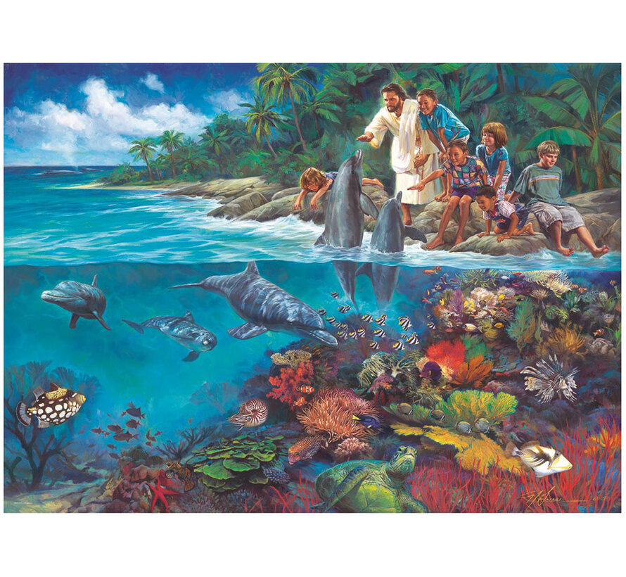 Eurographics Greene: The Lord God Made Them All Large Pieces Puzzle 500pcs