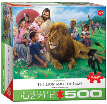Eurographics Eurographics Greene: The Lion and the Lamb Large Pieces Puzzle 500pcs