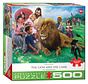 Eurographics Greene: The Lion and the Lamb Large Pieces Puzzle 500pcs