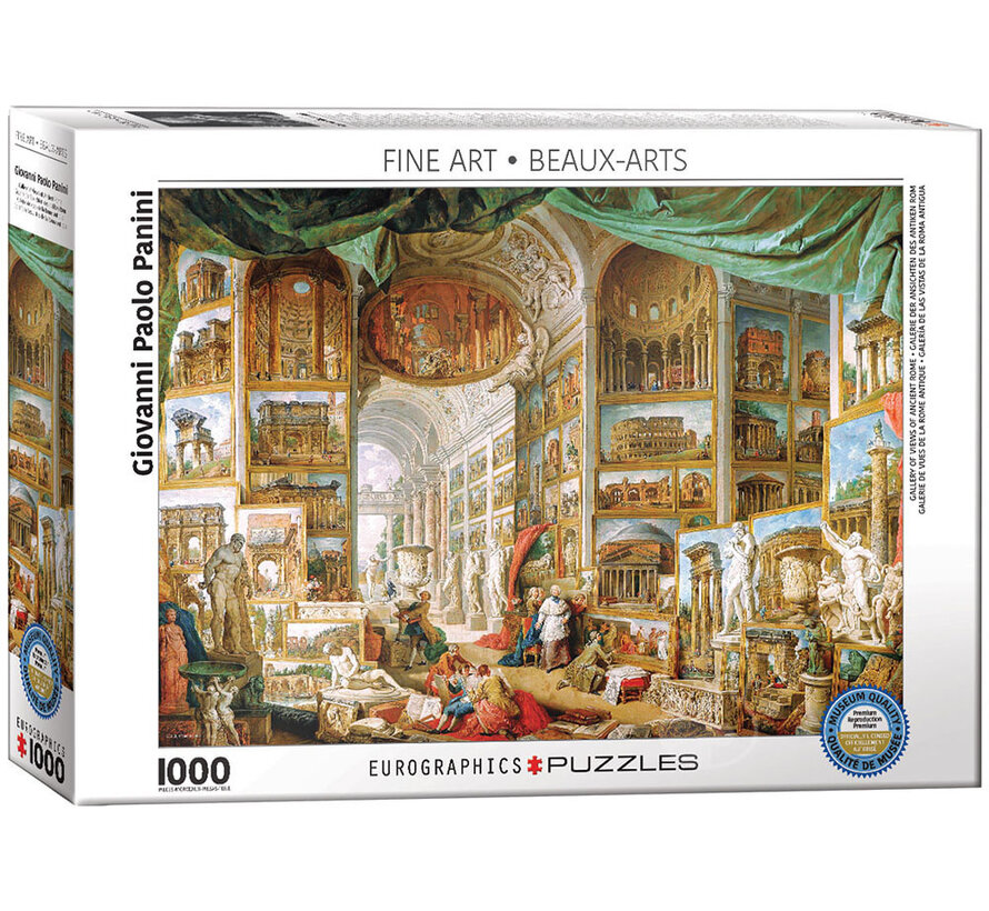 Eurographics Fine Art Panini: Gallery of Views of Ancient Rome Puzzle 1000pcs