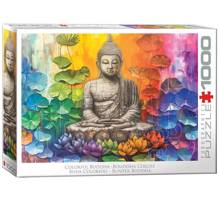 Eurographics Colorful Buddha Puzzle 1000pcs