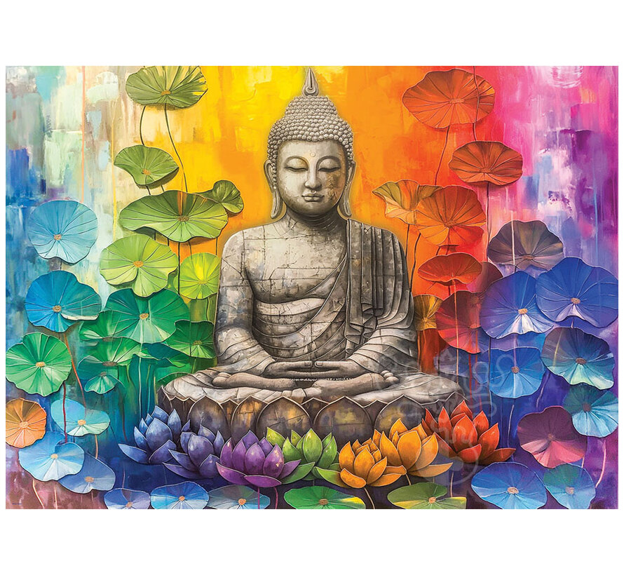 Eurographics Colorful Buddha Puzzle 1000pcs