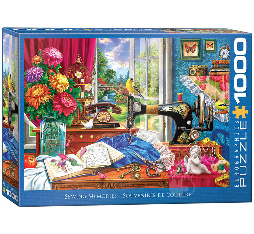 Eurographics Artist Label Sewing Memories Puzzle 1000pcs