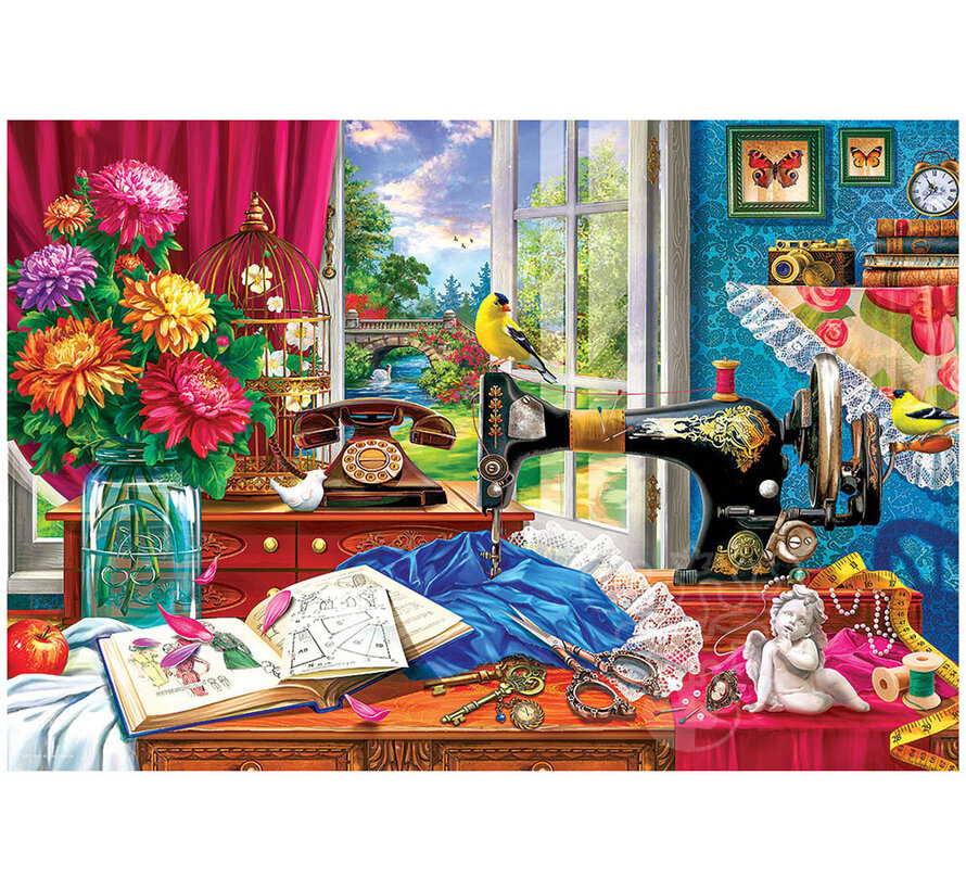 Eurographics Artist Label Sewing Memories Puzzle 1000pcs