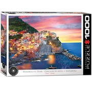 Eurographics Eurographics Manarola at Dusk - Italy Puzzle 1000pcs