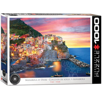 Eurographics Eurographics Photography HDR: Manarola at Dusk - Italy Puzzle 1000pcs