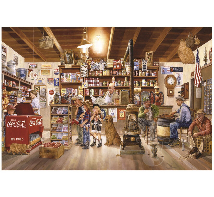 Eurographics Artist Label Ray: The General Store Puzzle 1000pcs
