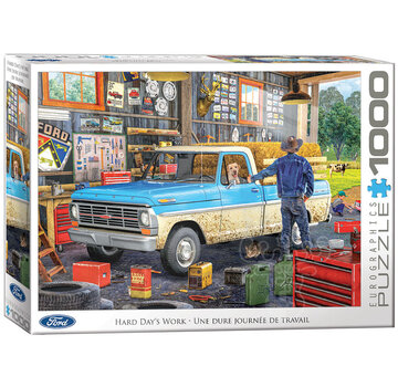 Eurographics Eurographics Ford Hard Day’s Work Puzzle 1000pcs