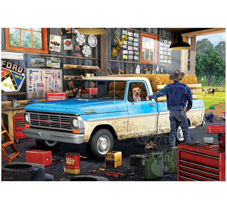 Eurographics Ford Hard Day’s Work Puzzle 1000pcs