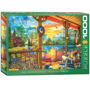 Eurographics Eurographics Artist Label Davison: Early Morning Fishing Puzzle 1000pcs