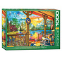 Eurographics Artist Label Davison: Early Morning Fishing Puzzle 1000pcs