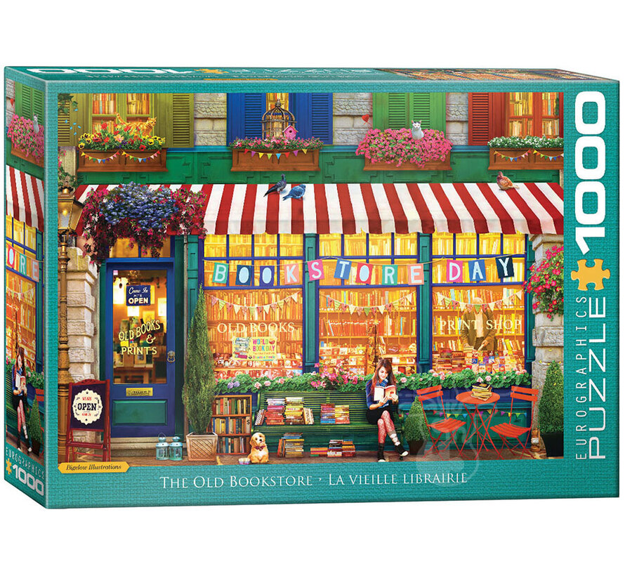 Eurographics Artist Label Artbeat Studio: The Old Bookstore Puzzle 1000pcs