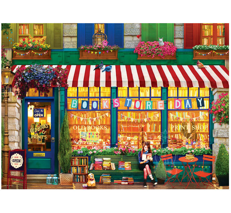 Eurographics Artist Label Artbeat Studio: The Old Bookstore Puzzle 1000pcs
