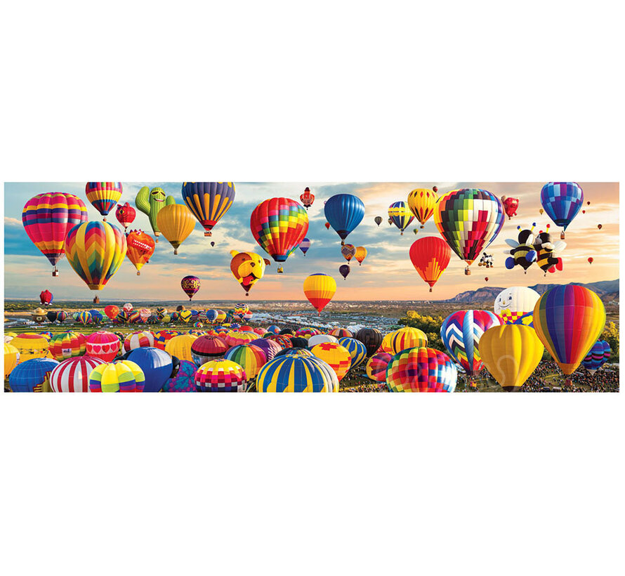 Eurographics Panoramic: Balloon Lift Off Panoramic Puzzle 1000pcs