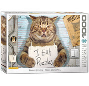 Eurographics Eurographics Artist Label Normand: Feline Felon Puzzle 1000pcs