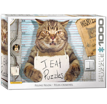 Eurographics Eurographics Artist Label Normand: Feline Felon Puzzle 1000pcs