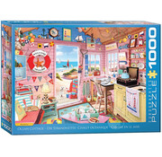 Eurographics Eurographics Artist Label Powers: Ocean Cottage Puzzle 1000pcs