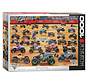 Eurographics Automotive: Monster Jam - Truck Lineup Puzzle 1000pcs