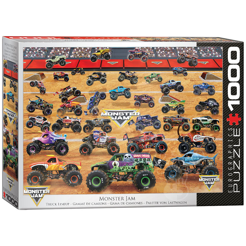 Eurographics Monster Jam Truck Lineup Puzzle 1000pcs Puzzles Canada