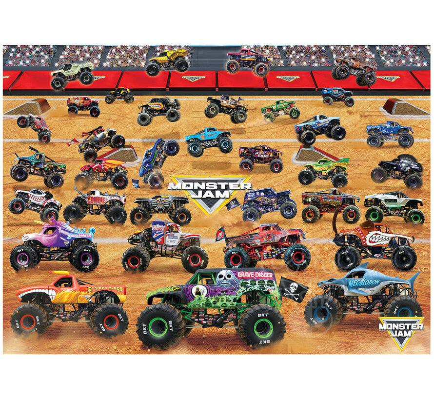 Eurographics Automotive: Monster Jam - Truck Lineup Puzzle 1000pcs