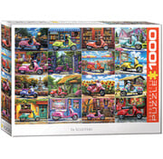 Eurographics Eurographics Artist Label Bigelow Illustrations:16 Scooters Puzzle 1000pcs