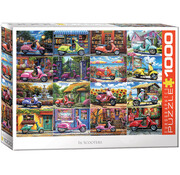 Eurographics Eurographics Bigelow Illustrations:16 Scooters Puzzle 1000pcs