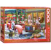 Eurographics Eurographics Artist Label Corti: Puppy Presents Puzzle 1000pcs