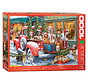 Eurographics Artist Label Corti: Puppy Presents Puzzle 1000pcs