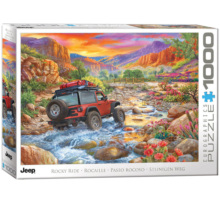 Eurographics Automotive: Jeep Rocky Ride Puzzle 1000pcs