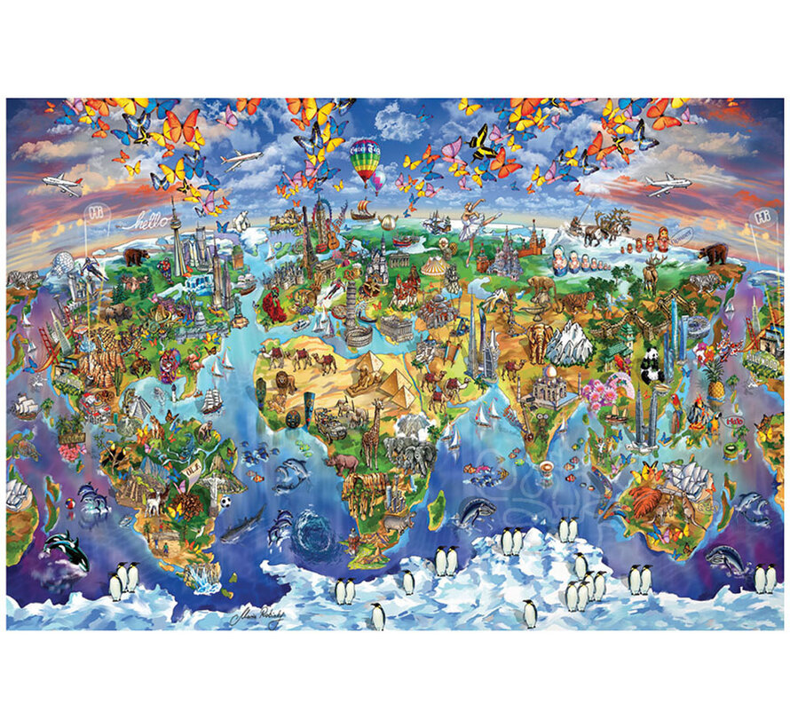 Eurographics Education: World Wonders Puzzle 1000pcs