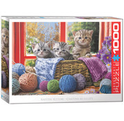Eurographics Eurographics Artist Label Knittin' Kittens Puzzle 1000pcs