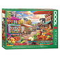 Eurographics Artist Label Bigelow Illustrations: Main Street Market Puzzle 1000pcs