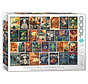 Eurographics Vintage Alien Posters Puzzle 1000pcs