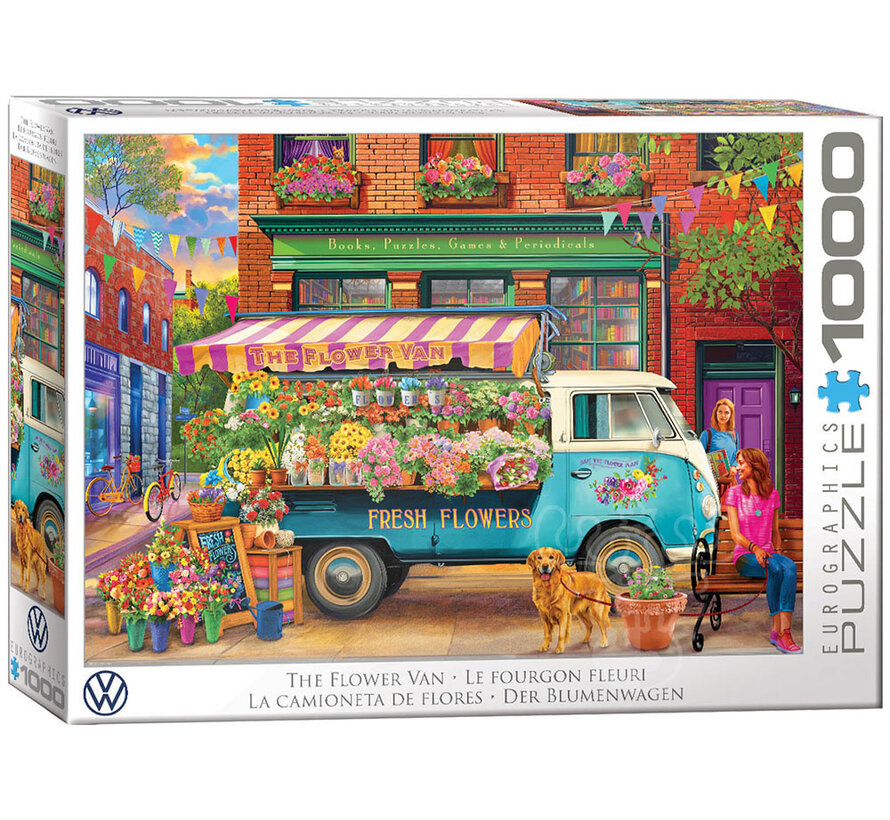 Eurographics Automotive: VW The Flower Van Puzzle 1000pcs