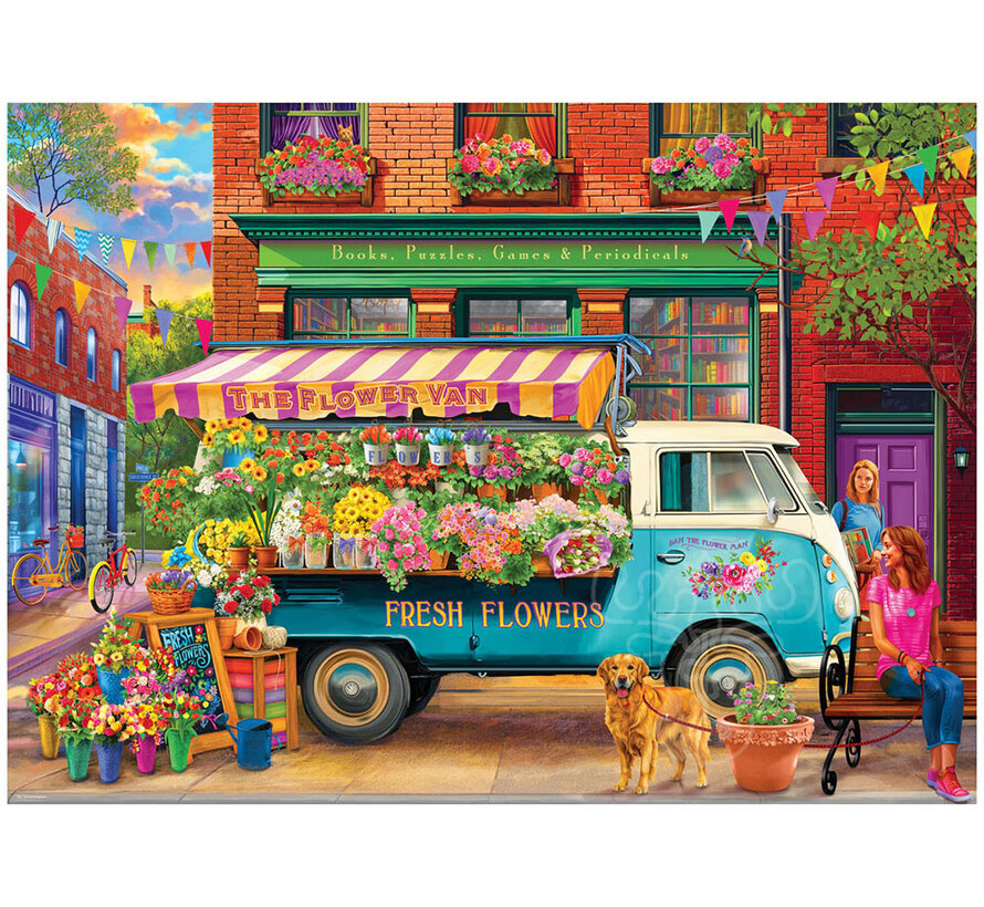 Eurographics Automotive: VW The Flower Van Puzzle 1000pcs