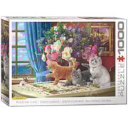 Eurographics Eurographics Artist Label Image World: Puzzling Cats Puzzle 1000pcs